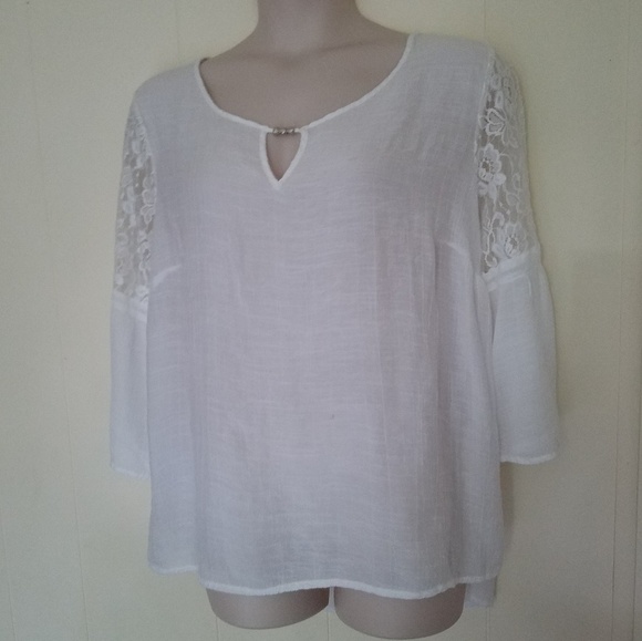 Cato Tops - Romantic white blouse
